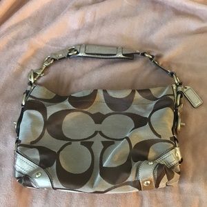 Gold Coach Handbag